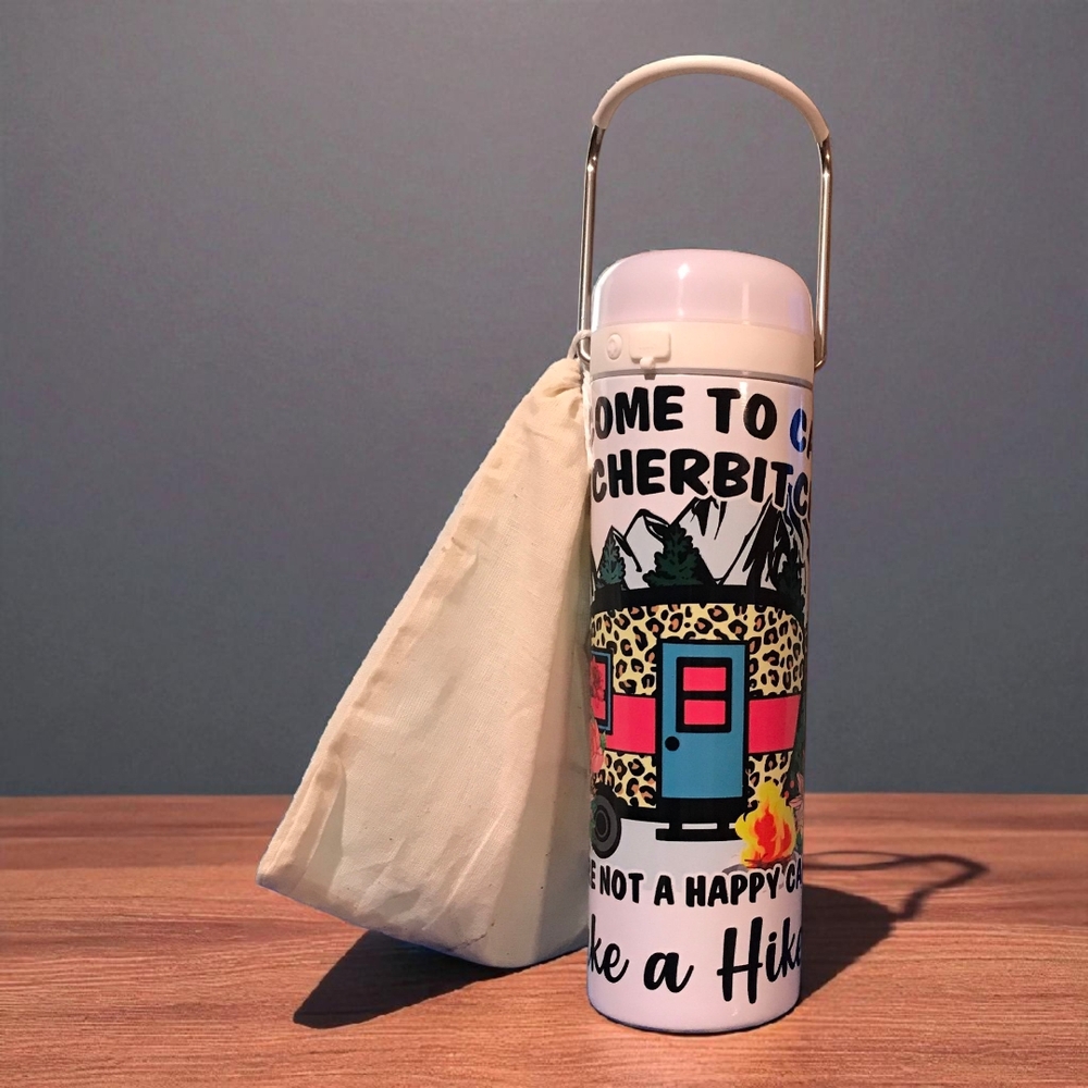 Do you love camping? Top changes colors: Insulated Travel Mug 24 oz. ♡
